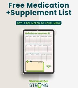 Medication/supplement list for caregivers