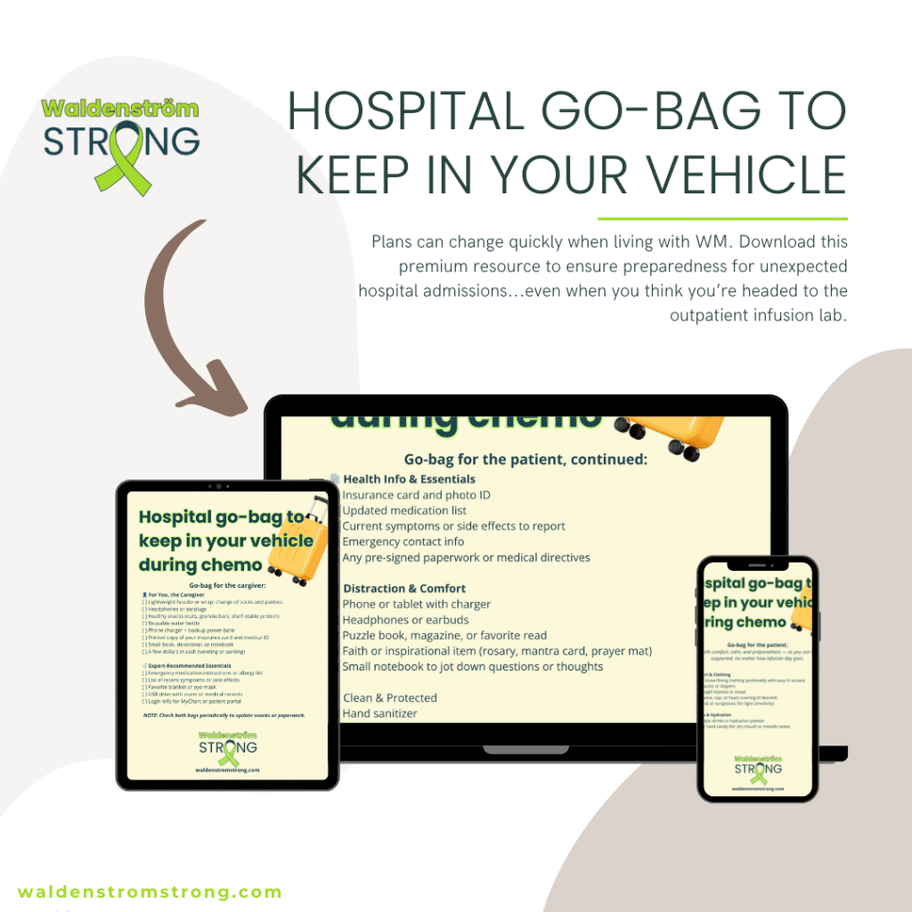 hospital go bag mockup