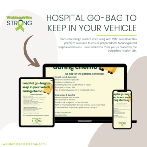 hospital go bag mockup